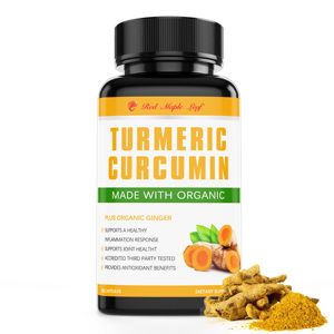 Cápsulas Duras de <span class=keywords><strong>Cúrcuma</strong></span> Orgánica - Suplemento Herbal de Curcuminoides, Antiinflamatorio y Refuerzo Inmunológico, Suministro a Granel con Certificación GMP - Product Image 2