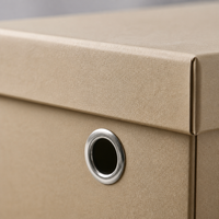 Individuelles Logo Mehrfarbige Schuhbox mit Metallöse, Starrer Kartondeckel und -boden, Aufbewahrungsverpackung für Sneaker, Bekleidung und Geschenke