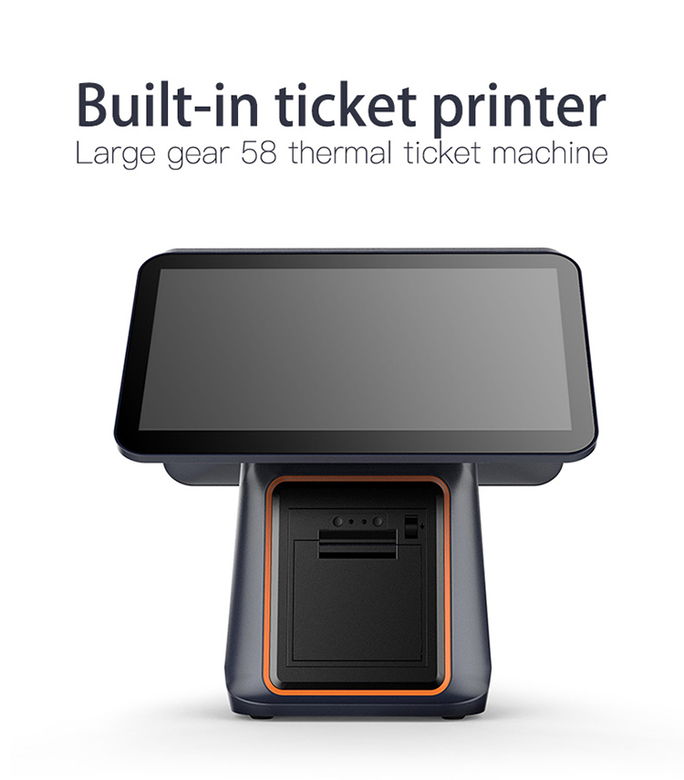 Source usine vente directe machine tactile haute qualité 2 moniteur machine de facturation pos caissier machine