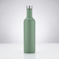 Gobelet à vin isotherme en acier inoxydable de 750 ml avec couvercle, isolation thermique de 12 à 24 heures, anti-fuite, thermos portable pour le camping