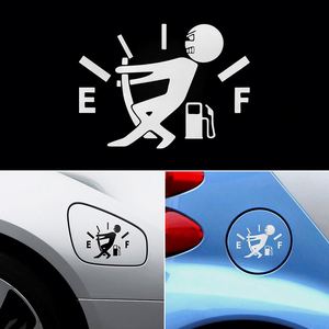 Adesivo de carro refletivo, adesivo de vinil para tanque de combustível engraçado, 1 peça - Product Image 2