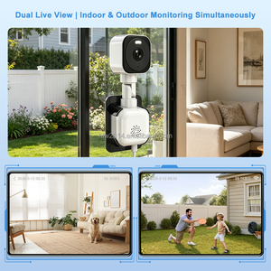 Cámara <span class=keywords><strong>WiFi</strong></span> de Doble Lente y Doble Vista de 6MP, O-Kam Pro, Visión Nocturna a Todo Color, Detección Humana por IA, Audio Bidireccional, Cámara <span class=keywords><strong>WiFi</strong></span> 2.4 y 5G - Product Image 2