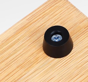 قدم طاولة وكرسي من البلاستيك الأسود PVC، منتج رائج - Product Image 5