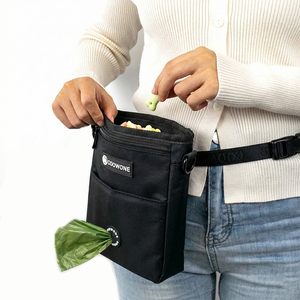 Sac à bandoulière multifonction pour chien Gassi Bag, sac de promenade pour chien, pochette pour friandises, sac banane d'entraînement, distributeur de friandises, ceinture pour animaux de compagnie, sac de taille - Product Image 1