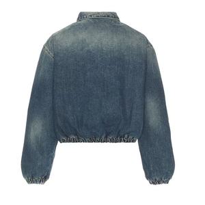 Ventes en gros de vestes en jean pour hommes de haute qualité, personnalisées avec logo, service OEM, style vintage, respirantes, bleu délavé - Product Image 3