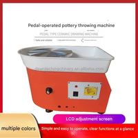 Machine à poterie manuelle en céramique DAWNTECH, moteur semi-automatique, haute précision, pédale, 250W, pour adultes, 110V