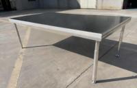 Plateforme de scène professionnelle en alliage d'aluminium certifiée TUV, légère et durable, 1,22 m x 1,22 m, pour système de scène sans pieds, 750 kg