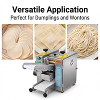 Machine automatique professionnelle pour la fabrication de peaux de raviolis faits main, en acier inoxydable de qualité alimentaire, pour restaurants, moteur 40