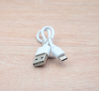 Cable de Carga para Móvil, Cable de Datos para Teléfono Android, Cable USB Micro de 25 cm