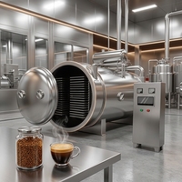 Lyophilisateur à café durable, technologie de sublimation fiable, pour l'industrie professionnelle de la transformation du café