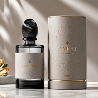 Flacon de parfum en verre de luxe personnalisé 30ml 50ml 100ml pour marque privée avec atomiseur et boîte cadeau