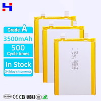 Polymer Li isi ulang 3.7V 3.8V 1000mah 2000mah 3000mah 5000mah 6000mah sel baterai Lithium untuk Laptop HP Dell Apple Lenovo