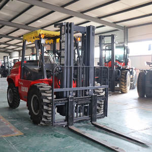 Carretilla elevadora de combustión interna todoterreno de <span class=keywords><strong>5</strong></span> toneladas de alta calidad, adaptable a todos los terrenos accidentados, contratación de distribuidores globales - Product Image 4