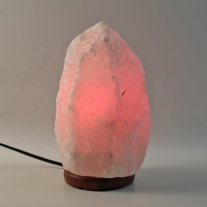 Lampe de sel de l'Himalaya naturelle, forme brute, blanche, 4-6 kg, lampe bien-être pour le yoga et la méditation, CE - Product Image 6