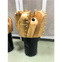 Forets PDC de grande taille 254 mm, 5/6 ailes, tailles personnalisées, carbure de tungstène, soudage laser, forgeage, outil de forage de puits