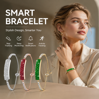 Montre connectée sans écran pour femmes, moniteur de sommeil, tracker d'activité physique, analyse de la santé par IA, étanche, suivi du cycle menstruel