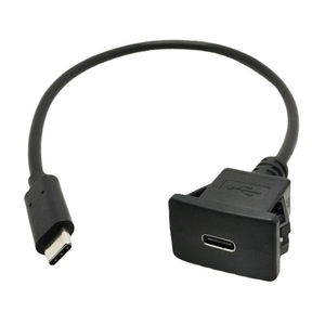 <strong>USB</strong> <strong>3.0</strong> Type-C Male to Female Waterproof Extension Cable Panel Mount Connector Data Cables - Product Image 5