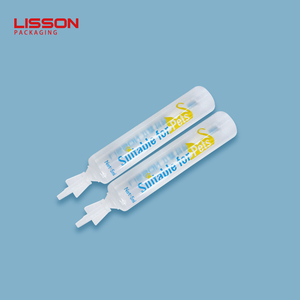 Mini 3ml 5ml satu kali penggunaan Twist Off tabung grosir Custom kemasan sekali pakai lembut krim pasta gigi hewan peliharaan tabung untuk anjing kucing - Product Image 4