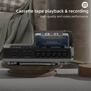 Grabadora de Casete con Reproducción Automática, Walkman, Radio AM/FM, Reproductor de Cintas con Altavoz, Grabación de Voz con Micrófono Integrado y Radio - Product Image 5