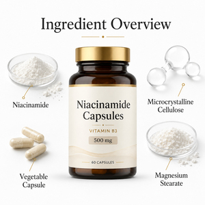 Complément alimentaire de blanchiment avancé NR à base de niacinamide, sans produits laitiers, végétalien, halal, personnalisé par OEM, de qualité supérieure, pour femmes enceintes - Product Image 3