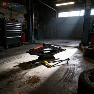 シザーリフトジャッキ 溝付き安定型 1トン ユニバーサル油圧リフト 車用シザージャッキ - Product Image 6