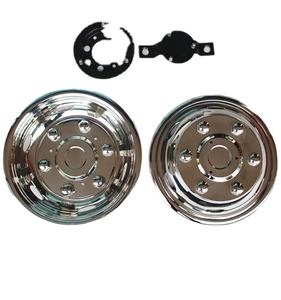 Copri ruota 304 in acciaio inossidabile <span class=keywords><strong>da</strong></span> <span class=keywords><strong>16</strong></span> pollici per Isuzu NPR KINGLONG per TOYOTA COASTER HY-016-010 - Product Image 2