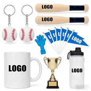 Promotional Gift Set Custom Logo Hand Flag Branded Mugs KeychainsTrophys <b>Pens</b> for Sport Events Baseball Games Giveawaus - Product Image 4