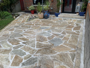 BOTON STONE <span class=keywords><strong>Pierre</strong></span> Naturelle Sol de Jardin Allée Ardoise Pavage Granit Carrelage Extérieur <span class=keywords><strong>Pierre</strong></span> Bleue Fou Pavé - Product Image 4