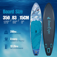 Planche à pagaie pliable InnoExpo, nouvelle planche de surf pliable 11'6'', planche à pagaie pliable d'usine