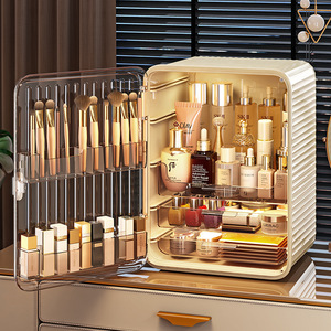 Cosmetic Storage Box Desktop Lipstick Holder With Drawers Large Capacity Skincare Organizer Makeup Storage Cabinet - Product Image 1