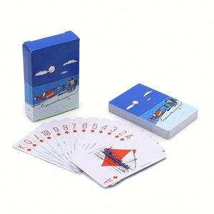 Wholesale High Quality Personalized Plastic Game Custom Logo <b>Playing</b> Poker <b>Cards</b> Sale - Product Image 1