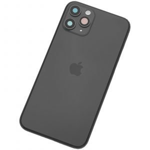 Custodia per Apple iPhone 11 Pro Max, cover posteriore nera, protettiva, slim fit - Product Image 3