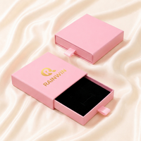 Cajas de Regalo Cuadradas Ligeras para Joyería de 8x8cm, Organizador de Joyas para Collares y Pulseras