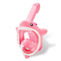 Masque de plongée intégral avec logo imprimé Lunettes de natation étanches et antibuée pour équipement de natation pour enfants