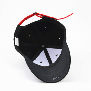 Casquette de baseball unisexe en coton blanc et noir avec imprimé graffiti, sangle réglable, chapeau décontracté - Product Image 4