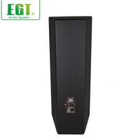 Subwoofer robuste de qualité professionnelle EGT VS-8025 B30 pour sonorisation en direct, 2 voies, double 15 pouces, 1200W, 50Hz-20KHz, pour scène de concert audio
