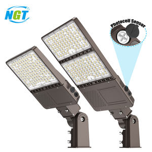 ไฟถนน LED สำหรับภายนอกอาคาร ไฟถนนทางหลวง ไฟถนนกันน้ำ 450w 100w 150w 200w โคมไฟ LED แบบ Shoebox - Product Image 1