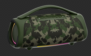 Ozzie Enceinte sans fil 5.3 élégante camouflage, étanche IPX7, éclairage <span class=keywords><strong>LED</strong></span> RGB, son stéréo puissant pour ordinateur et téléphone portable - Product Image 3