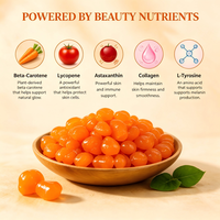 Gomitas Bronceadoras con Extracto de Tomate y Espino Amarillo con Aceite de Coco para Distribuidores, Fabricación por Contrato B2B