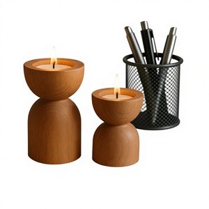 Eco Friendly Wooden <b>Candle</b> <b>Holder</b> for Modern Interior Decoration Antique Wooden <b>Candle</b> <b>Holder</b> Handmade Decorative Craft Gift - Product Image 1