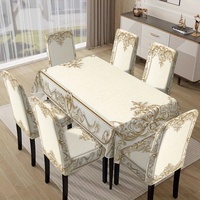 Housse de chaise de salle à manger Kongyu Home Textiles en Spandex extensible, motif floral baroque, élastique universelle, vente en gros