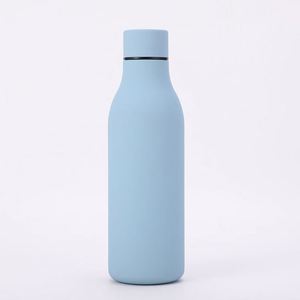 Double Wall Stainless Small Mouth Flask, Lightweight Vacuum Sports <b>Bottle</b> with Portable Structure for Outdoor Running Activities - Product Image 5