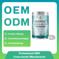 Collagène Marin en Poudre Marque Blanche, Collagène Marin Sans Arôme, Probiotiques, Bien-être Peau, Articulations, Os, Cheveux, Ongles, Complément Alimentaire Adulte