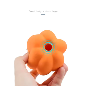 Juguete Masticable para Mascotas, Ecológico y Duradero, Juguete Interactivo con Sonido para Perros con Diseño de Calabaza de Halloween - Product Image 3