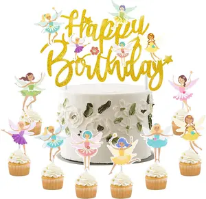 Trang trí bánh sinh nhật trang trí bánh cupcake nướng theo chủ đề Cổ Tích Topper bánh Topper