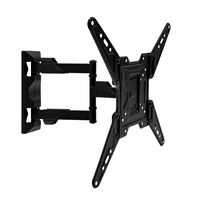 Braket Dinding TV Baja P3 yang Dapat Dilepas, Dapat Diputar, dan Dapat Diperpanjang untuk TV LCD/Plasma 26"-55" Kapasitas 31.88kg VESA