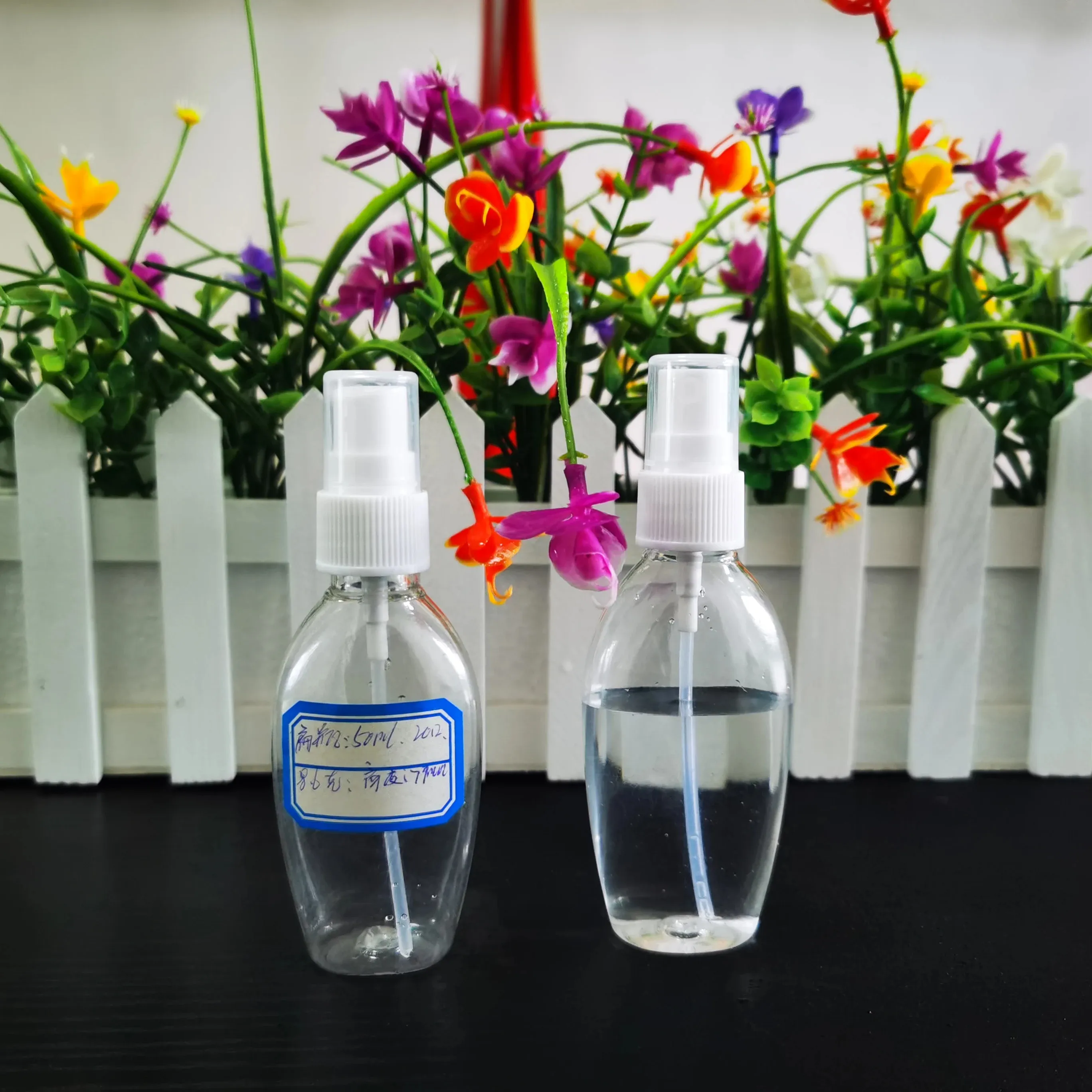 Offre Spéciale 60ml PET vaporisateur fin flacon pulvérisateur pour animaux de compagnie vaporisateurs pour animaux de compagnie désinfectant pour les mains gel bouteille en plastique