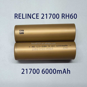 Литий-ионный цилиндрический аккумулятор Reliance RH60 21700, 6000 мАч, 3.6В, 20А для скутеров, инструментов и электровелосипедов - Product Image 1