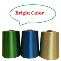 100% Dyed Viscose Filament Yarn 300D/1 600D/1 for Embroidery & Sewing Anti-Bacteria Eco-Friendly