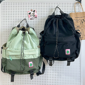 Nova Mochila Casual Transfronteiriça com Cordão para Homens e Mulheres, Mochila de Esportes ao Ar Livre para Caminhadas, Bolsa de Viagem de Grande Capacidade - Product Image 4